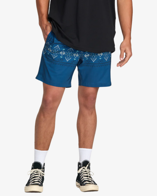 Mens Surftrek Elastic Submersible 17" Hybrid Shorts