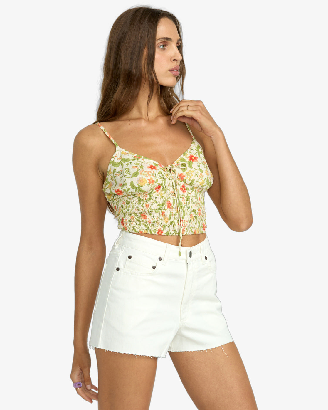 Womens High Tides Denim Shorts