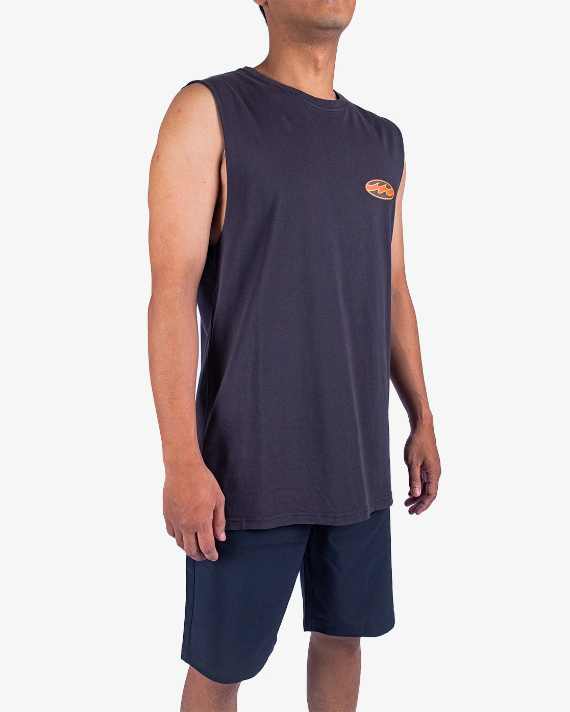 Mens Double Spread Muscle Tee