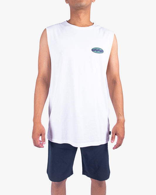 Mens Double Spread Muscle Tee