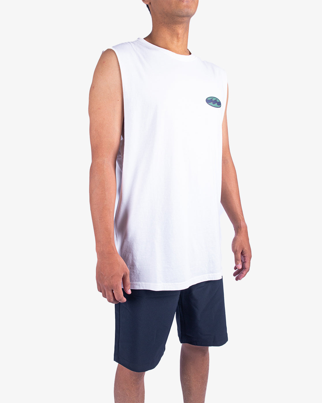 Mens Double Spread Muscle Tee