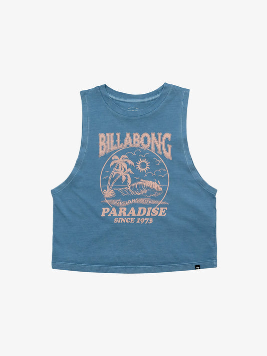 Womens It's The Season Muscle Tank - Billabong Malaysia