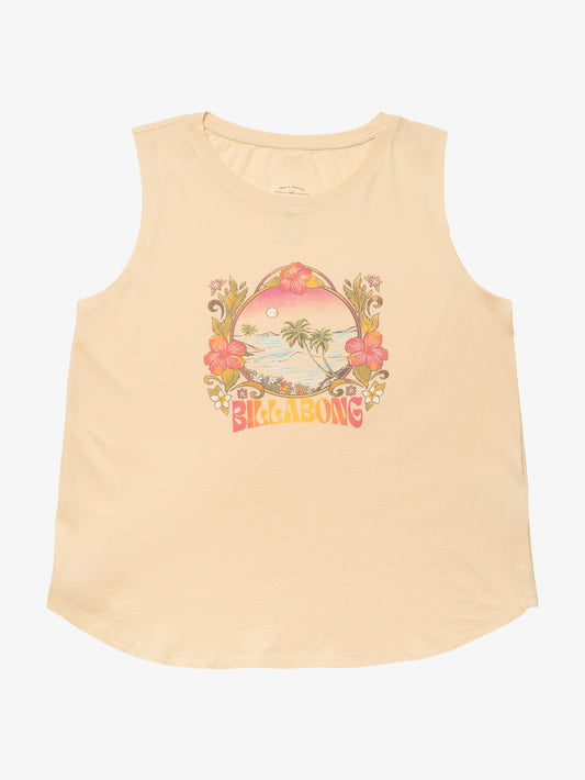 Womens Hibiscus Paradise Muscle Tee - Billabong Malaysia