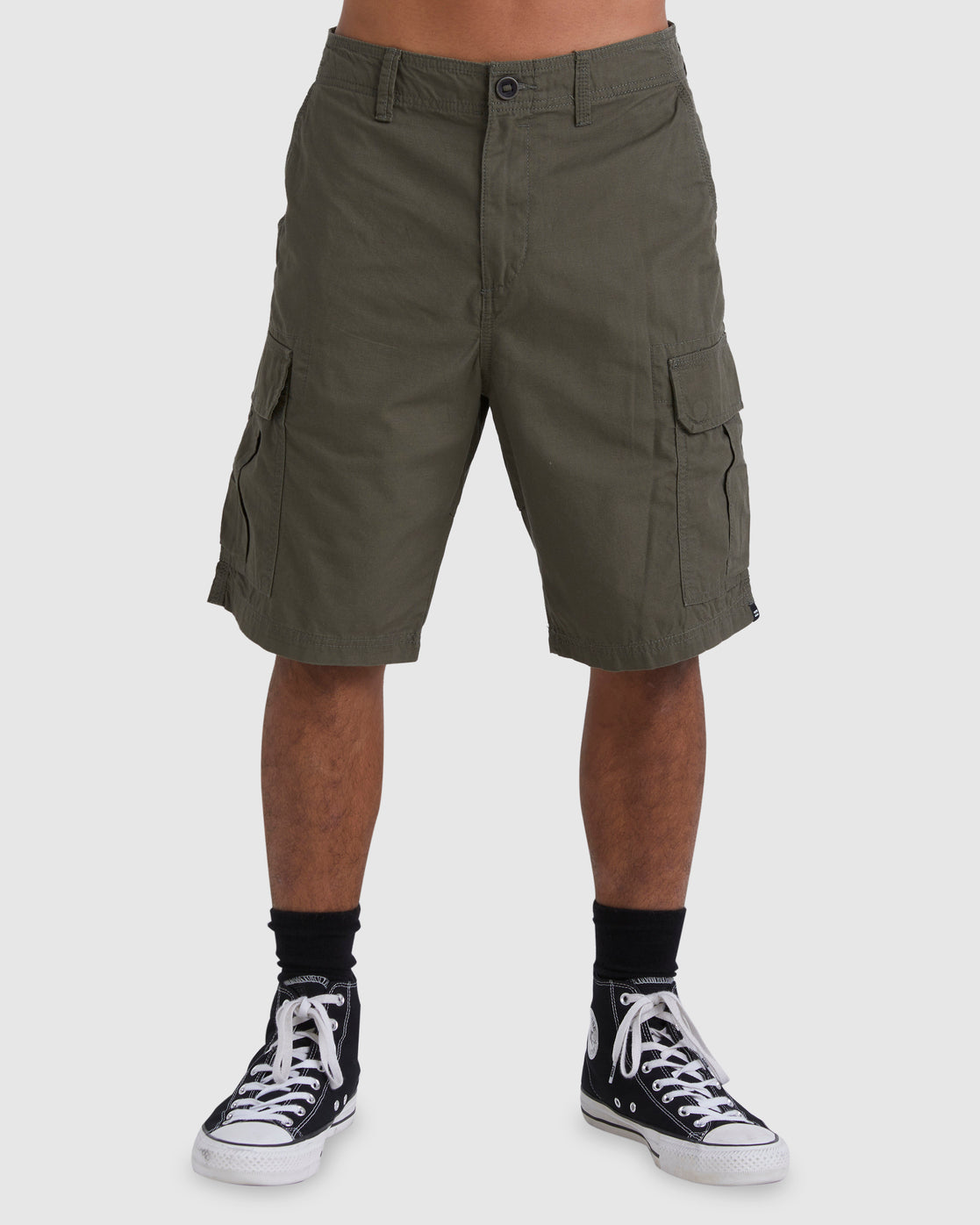Men Scheme Cargo Shorts