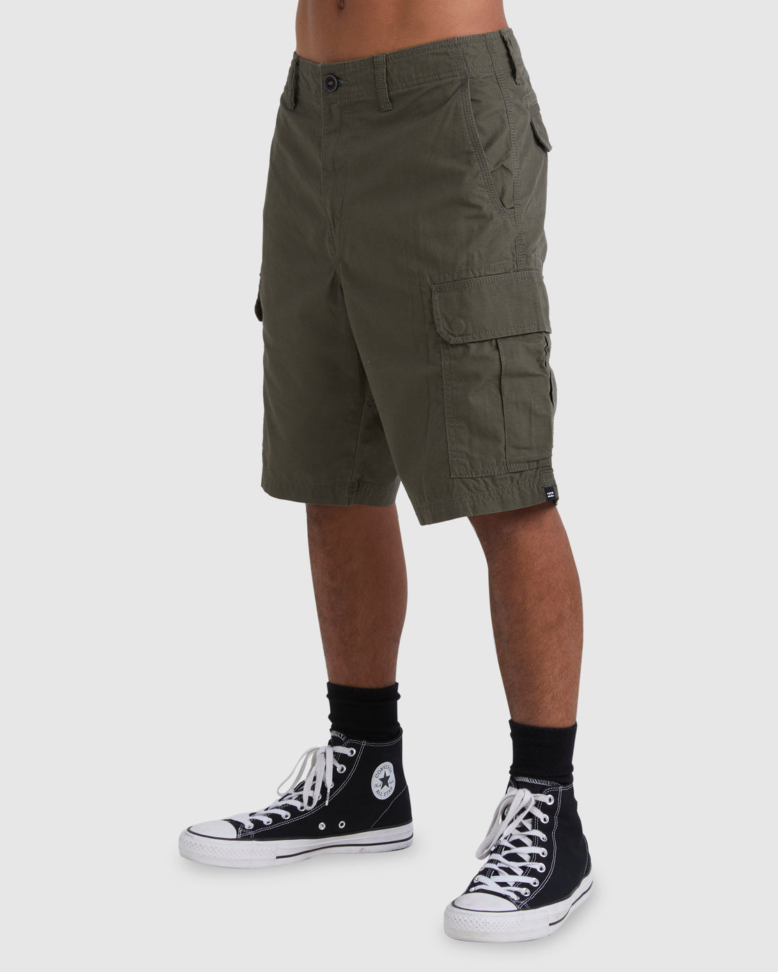 Men Scheme Cargo Shorts