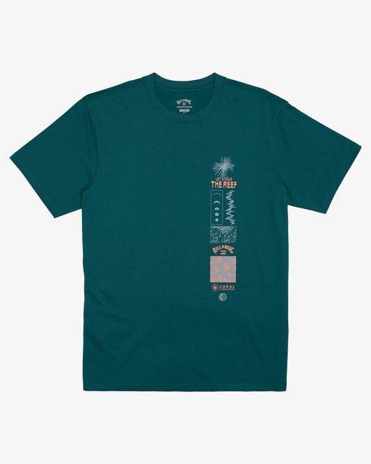 Mens Coral Gardeners Reef Nursery Short Sleeve T-Shirt - Billabong Malaysia