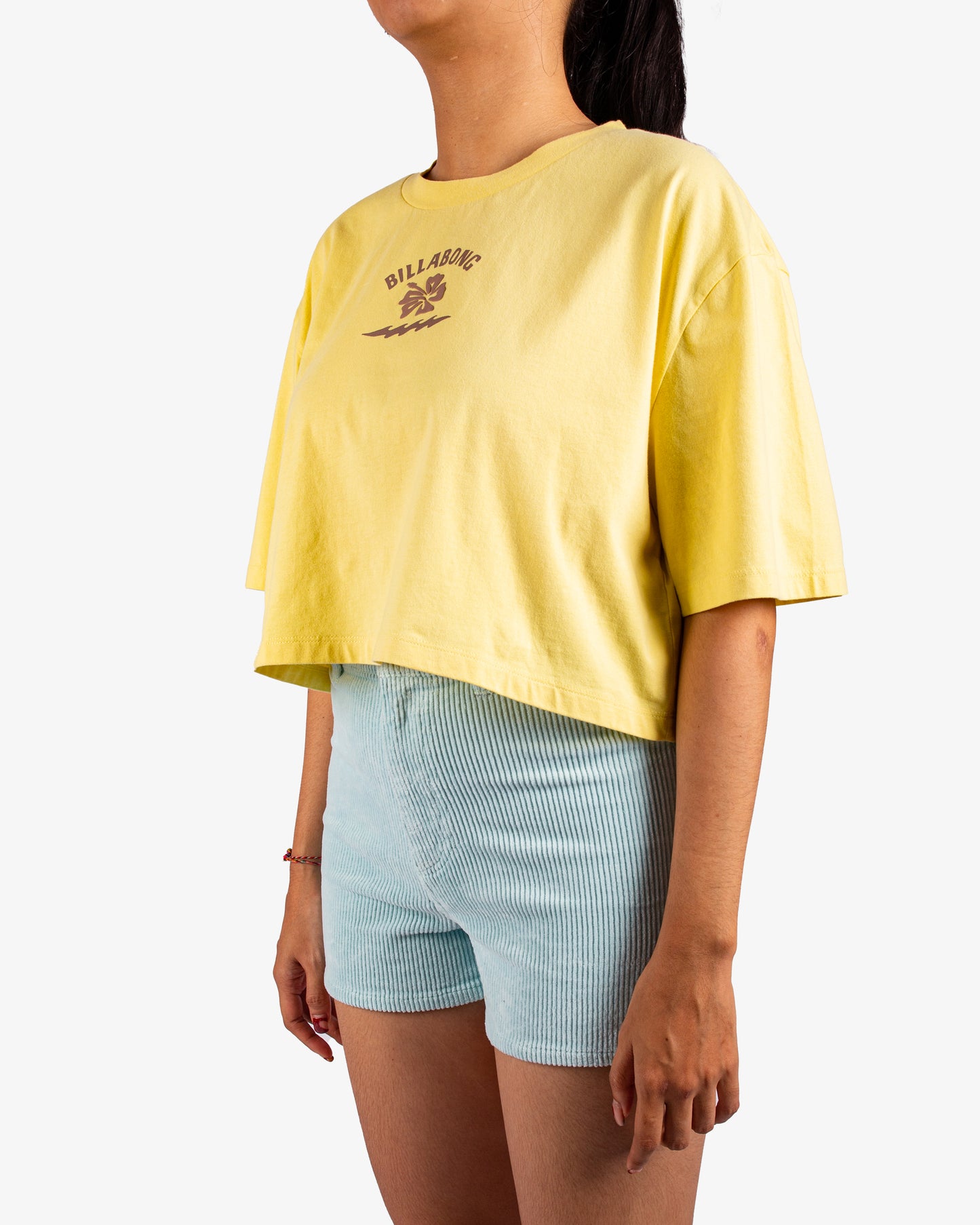 Womens Riding The Wave Crop T-Shirt