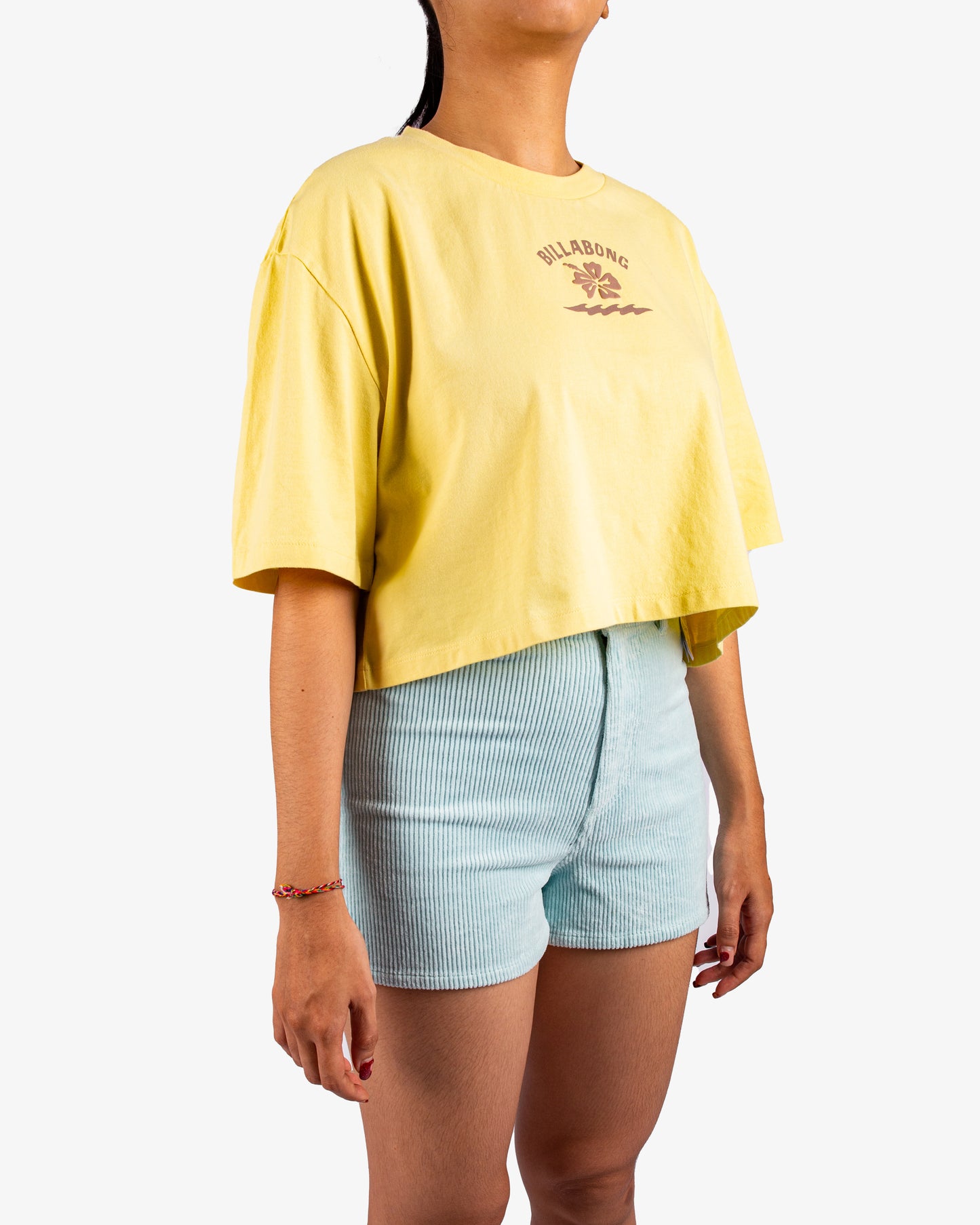 Womens Riding The Wave Crop T-Shirt