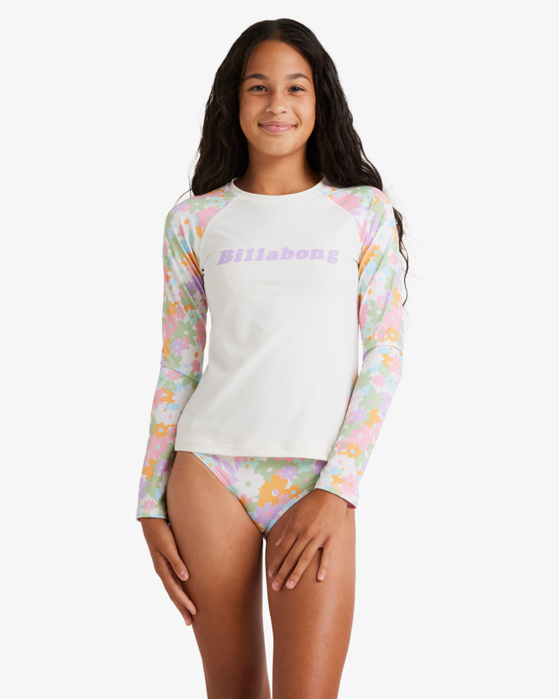 Girls 6-14 Kissed By The Sun Rash Vest Set