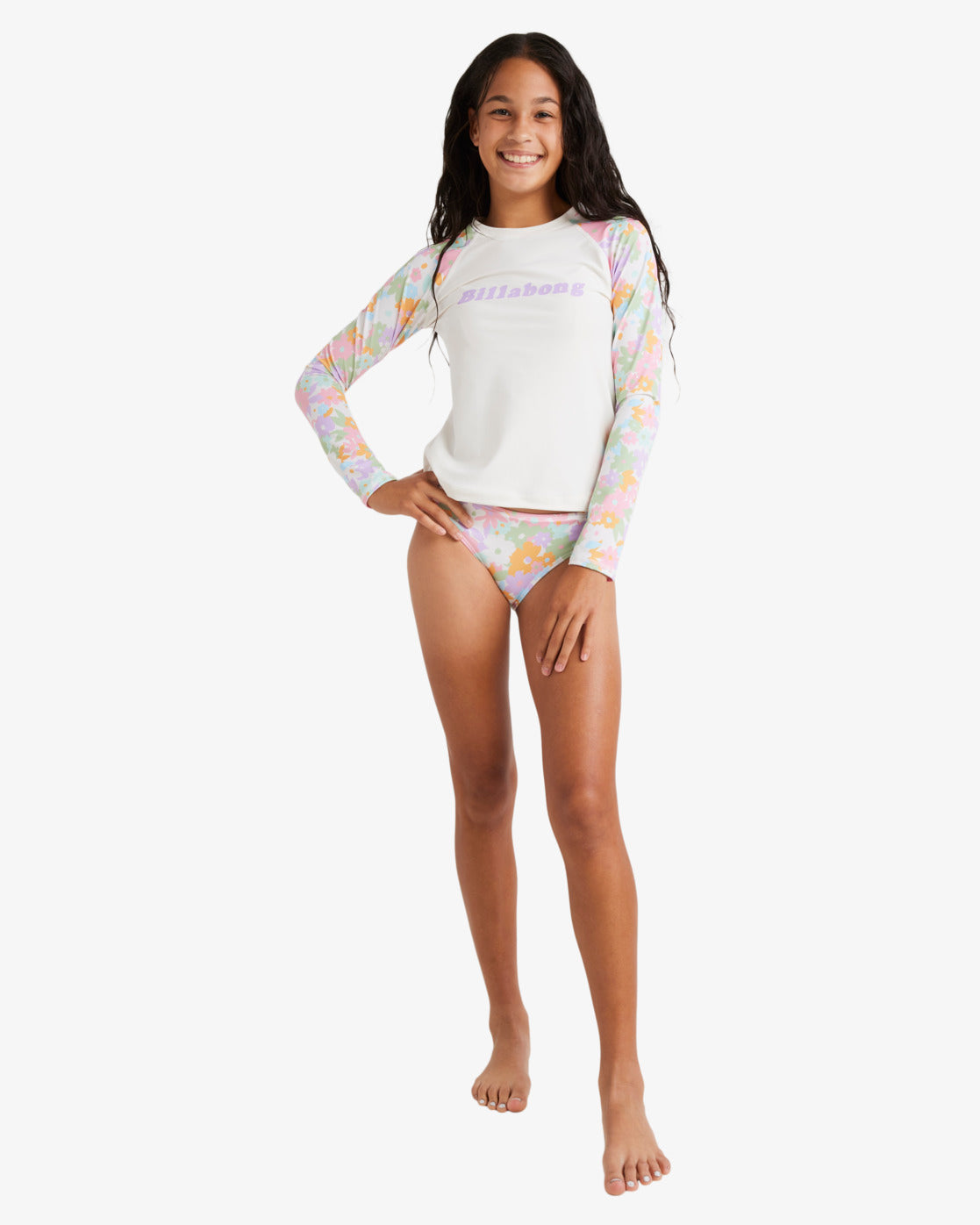 Girls 6-14 Kissed By The Sun Rash Vest Set