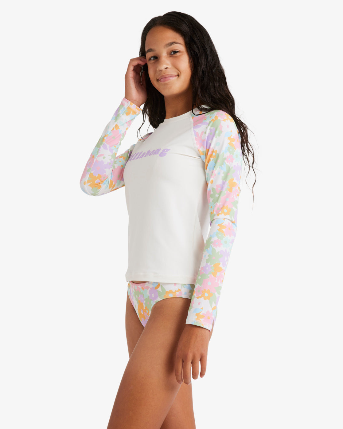 Girls 6-14 Kissed By The Sun Rash Vest Set