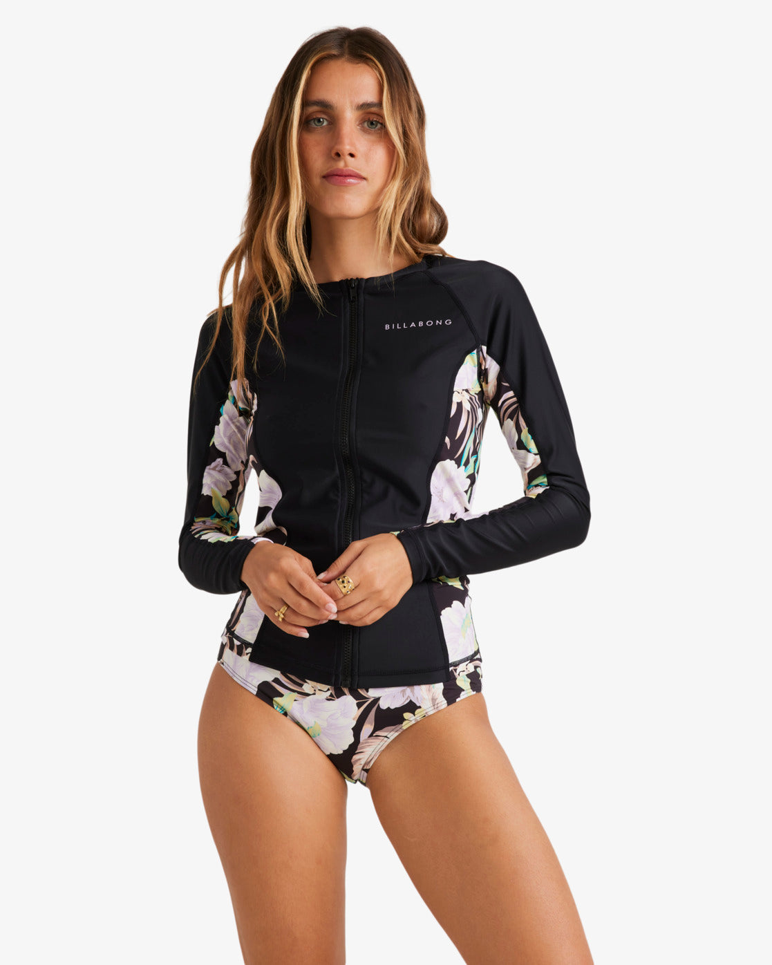 Womens Shadow Tropic Off Shore Rash Vest