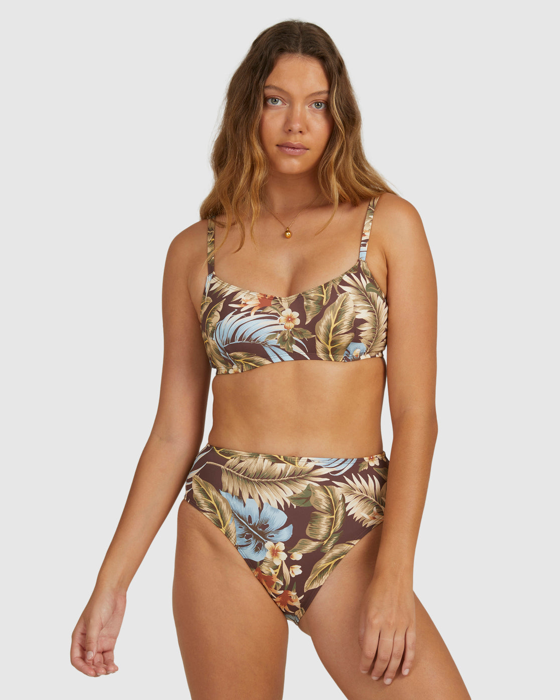 Womens Slow Daze Lila Bikini Top