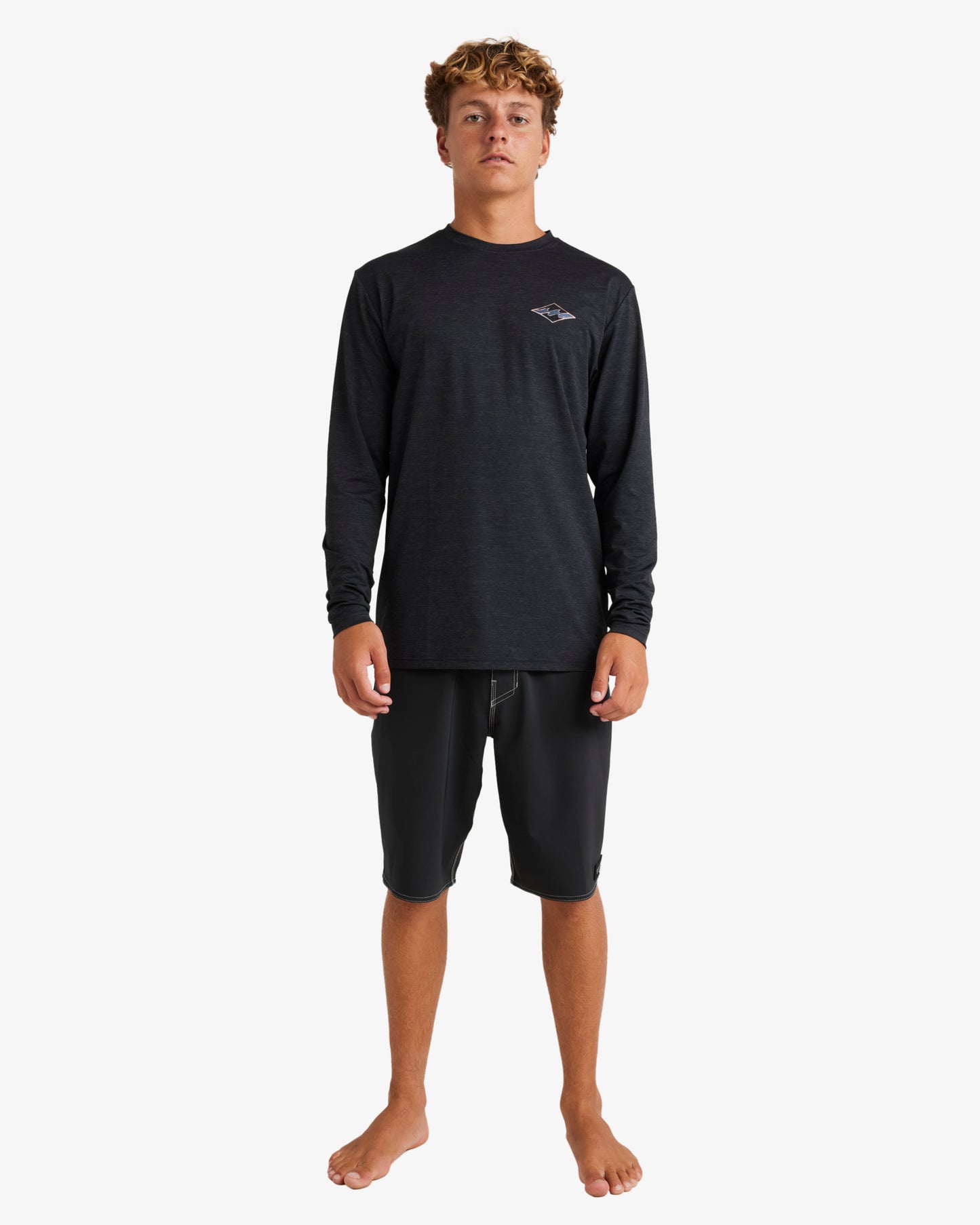 Mens Diamond Shoreline Rash Vest