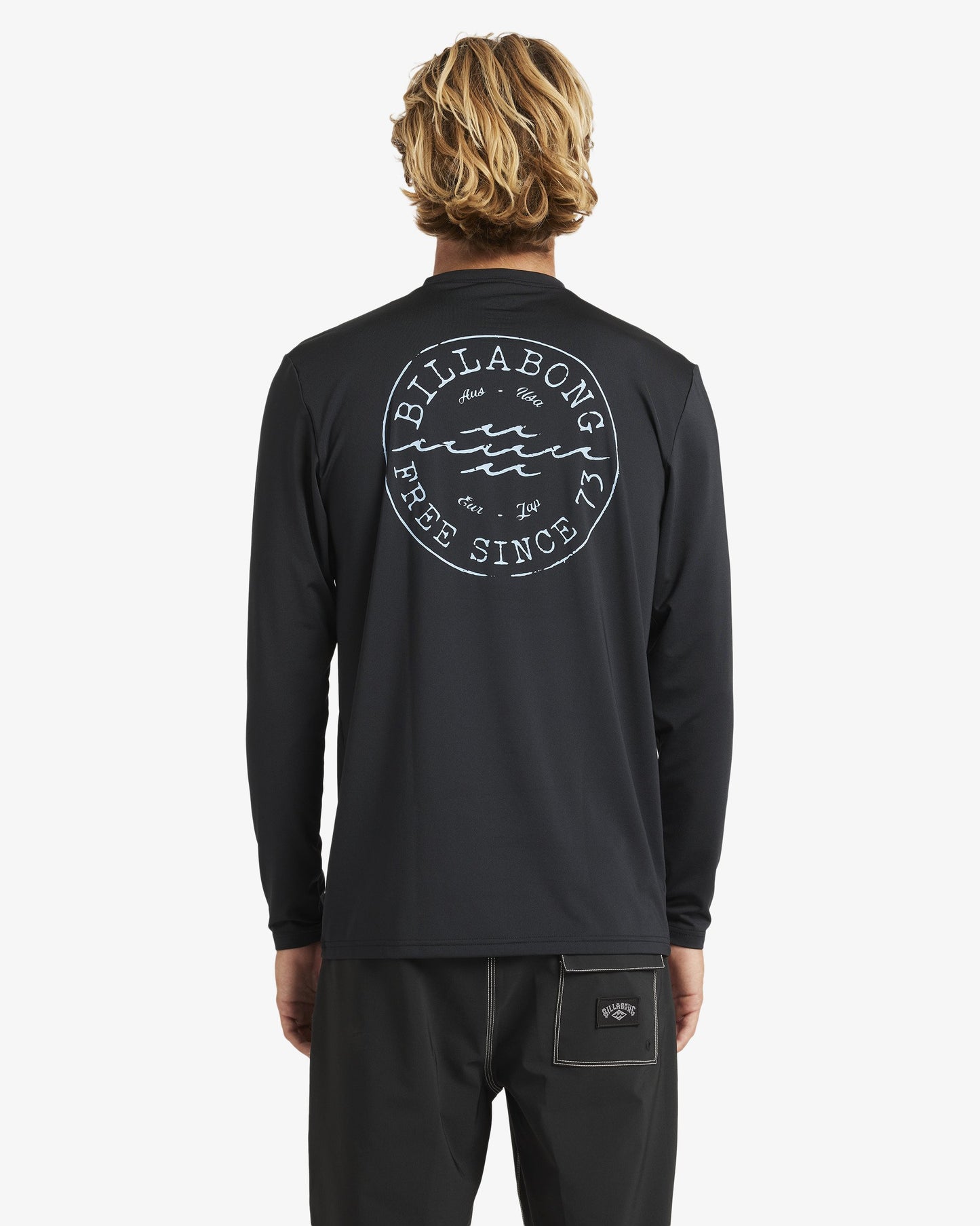 Mens Big Wave Daz Long Sleeve Rash Vest
