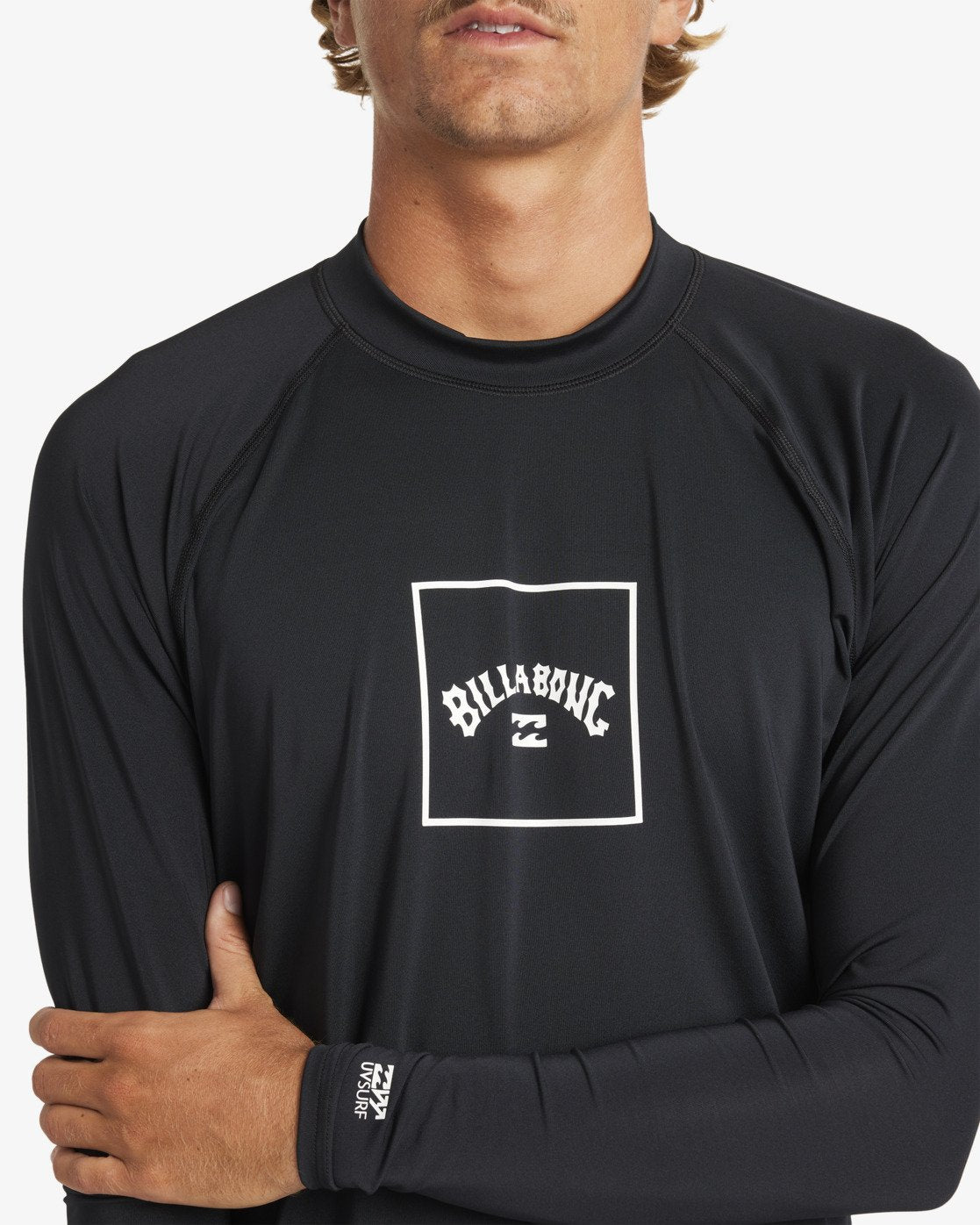 Mens Boxed Arch Long Sleeve Rash Vest