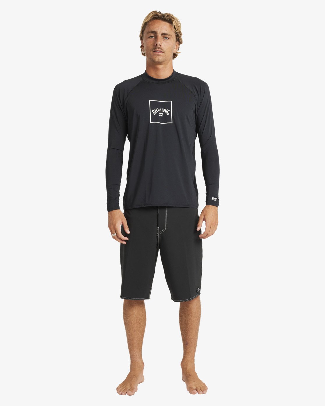 Mens Boxed Arch Long Sleeve Rash Vest