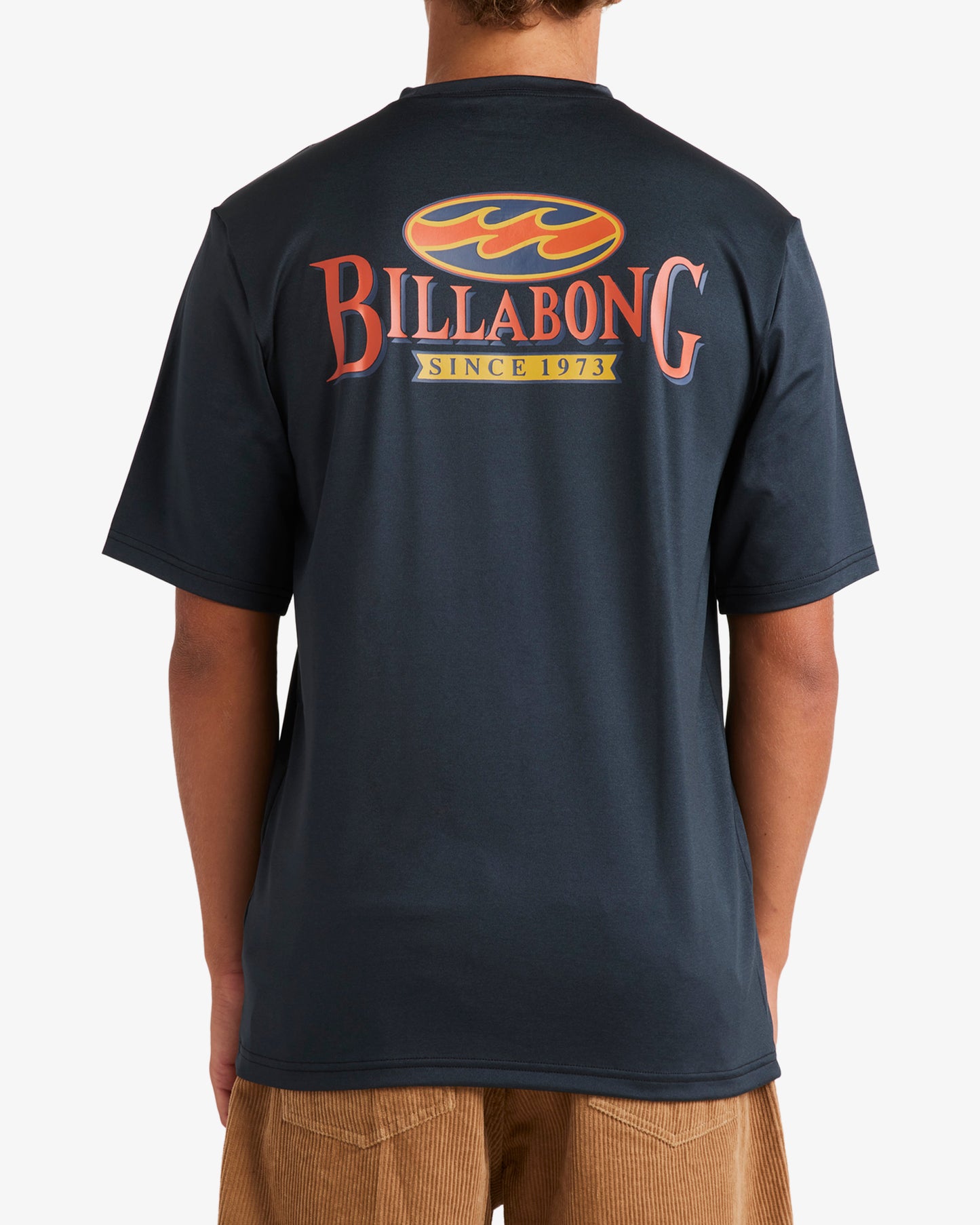 Mens Throw Back Short Sleeve Rash Vest