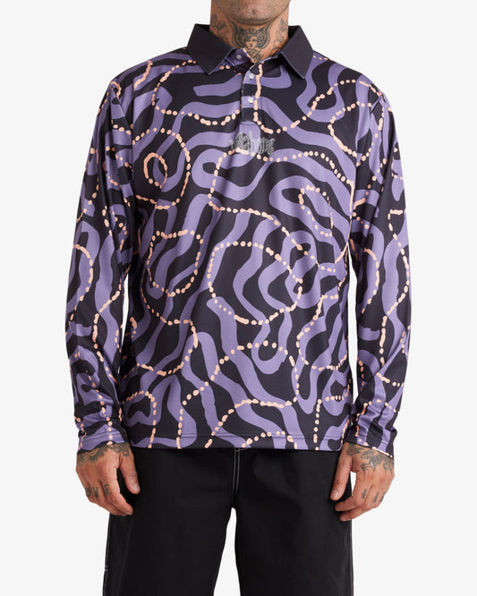 Mens Otis Mangrove Long Sleeve Fisho Surf Shirt