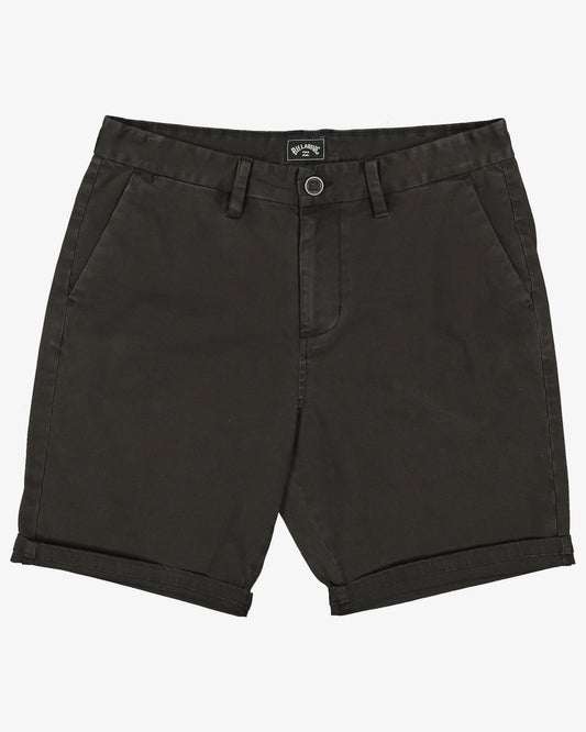 Mens Wave Wash Twill Shorts
