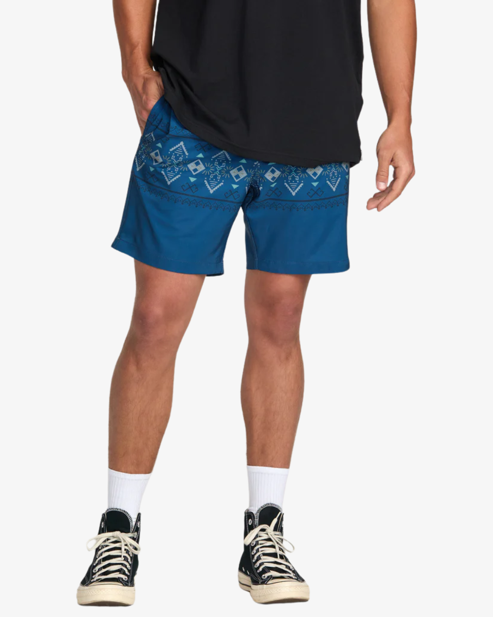 Mens Surftrek Elastic Submersible 17" Hybrid Shorts