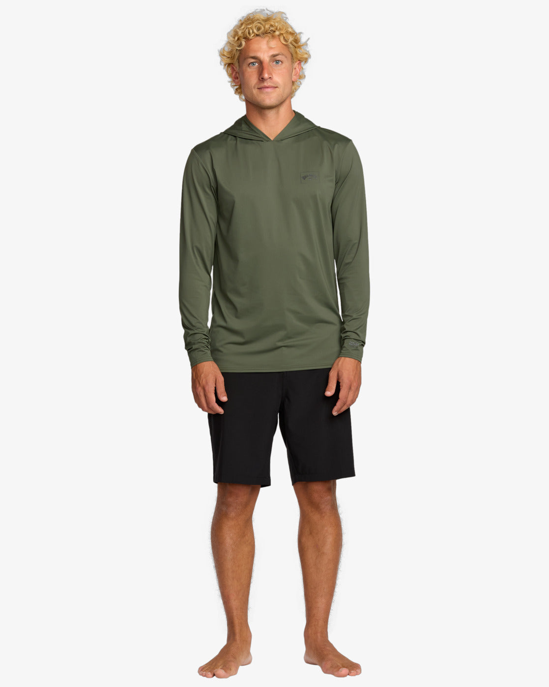 Mens Arch Mesh Long Sleeve Hoodie Rash Vest