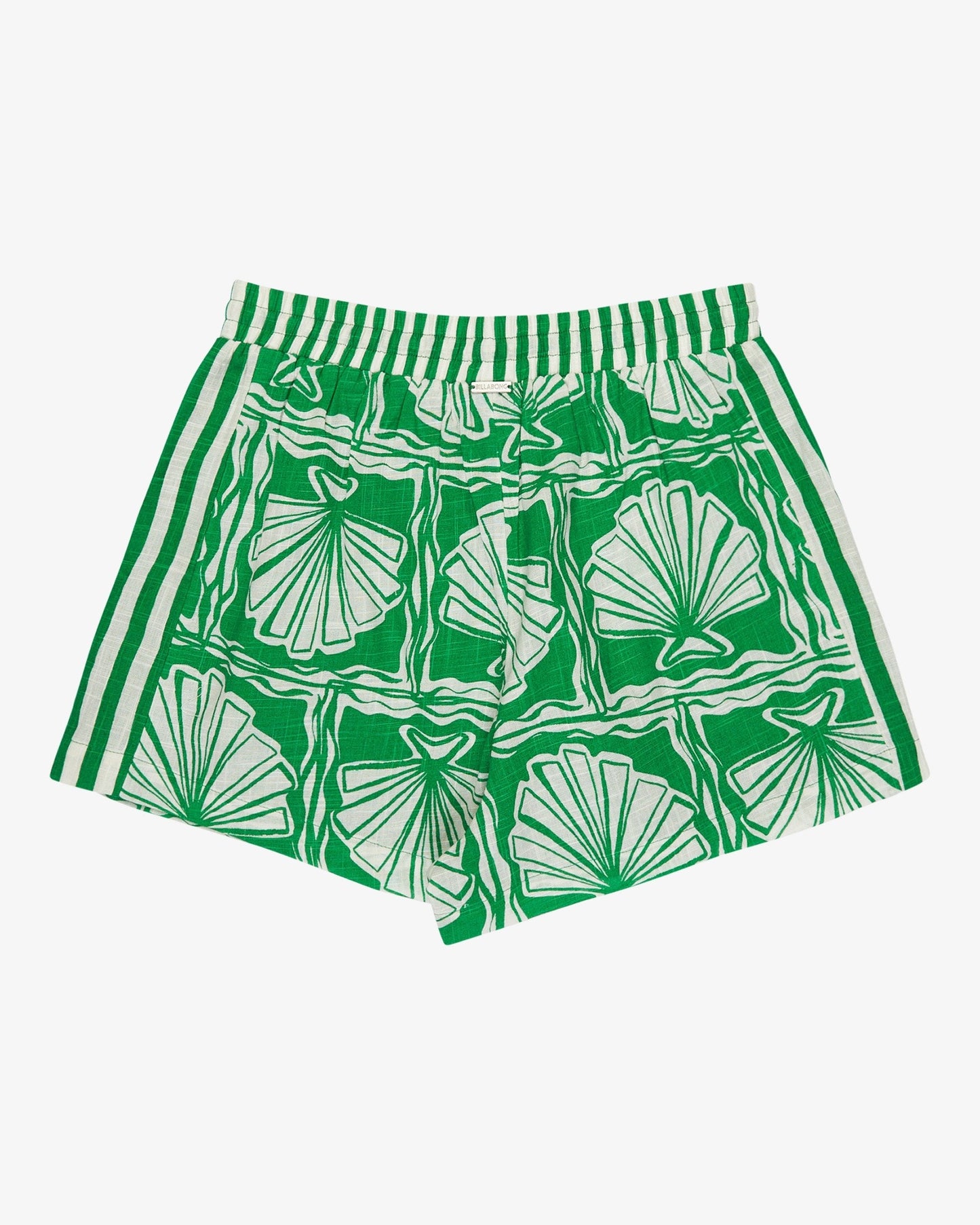 Womens Sea Shell Elasticated Shorts