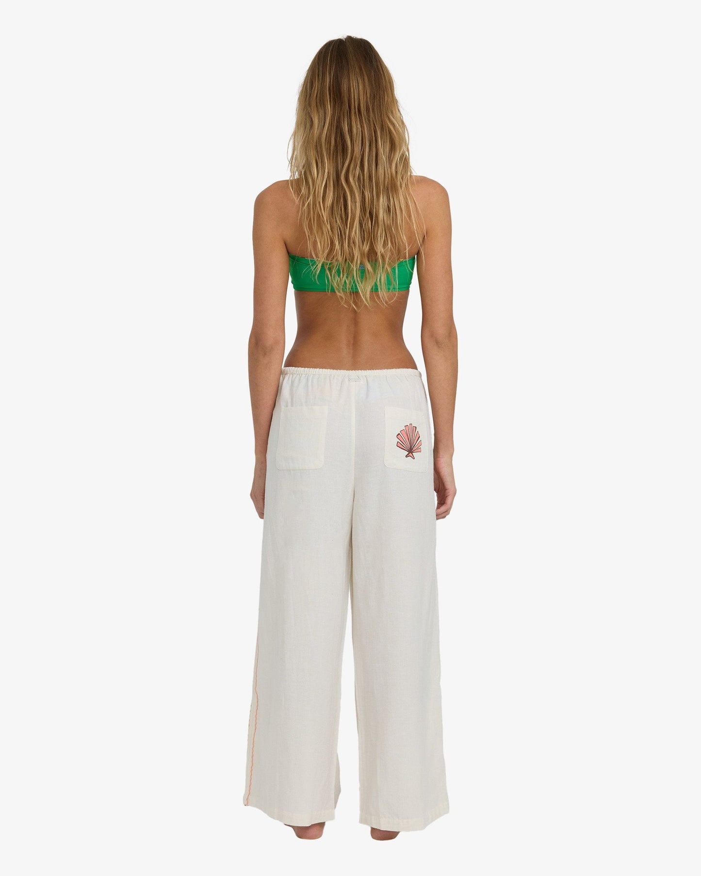 Womens Wave Haze Elastic Pants