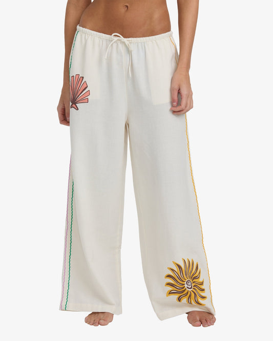 Womens Wave Haze Elastic Pants
