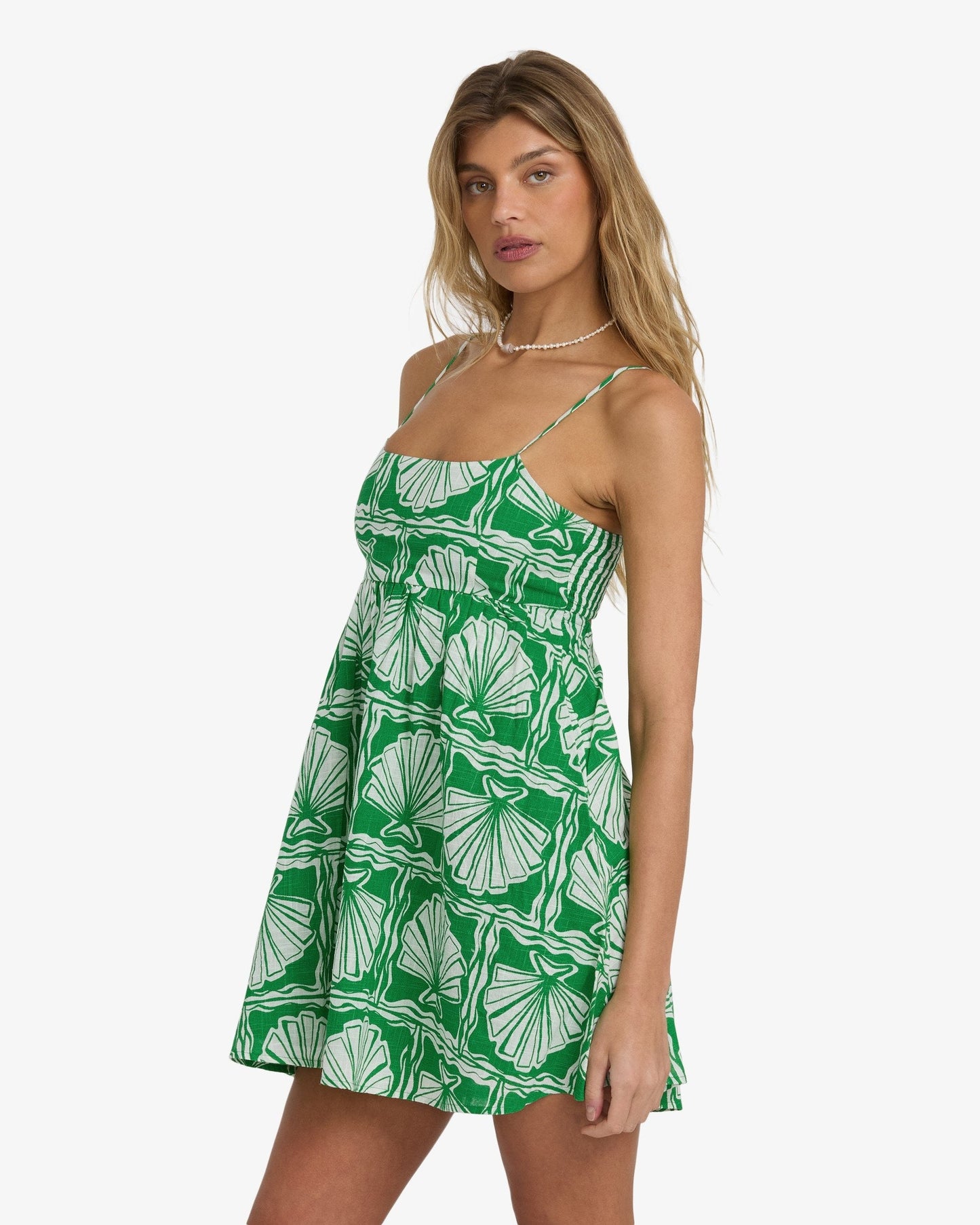 Womens Sea Shell Mini Dress