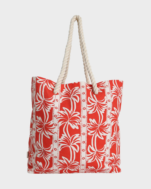 Womens Row Of Palms Be Tote Bag