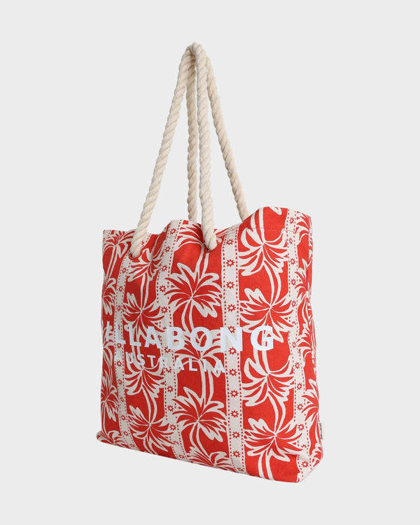 Womens Row Of Palms Be Tote Bag