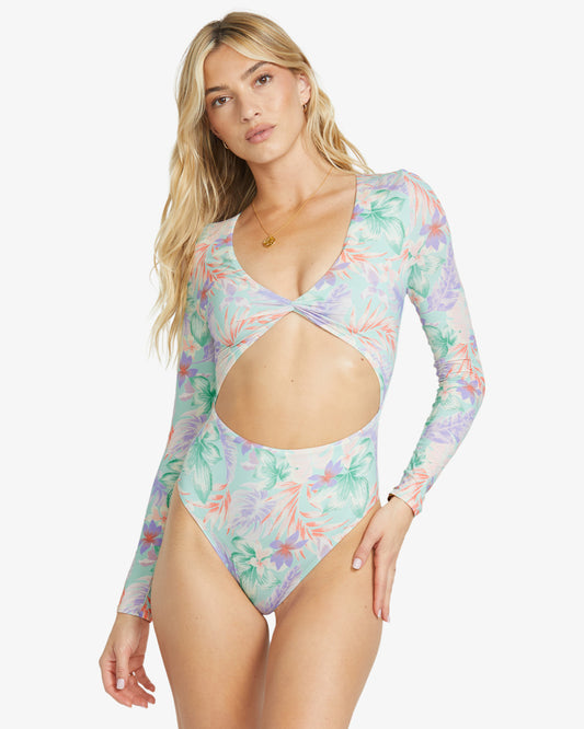 Womens Wave Haze Bodysuit Rashguard