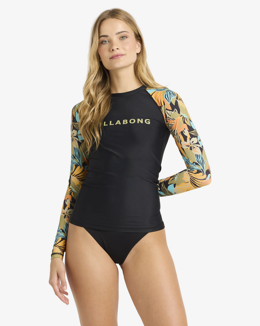 Womens Des Tropiques Leilani Long Sleeve Sunshirt Rash Vest
