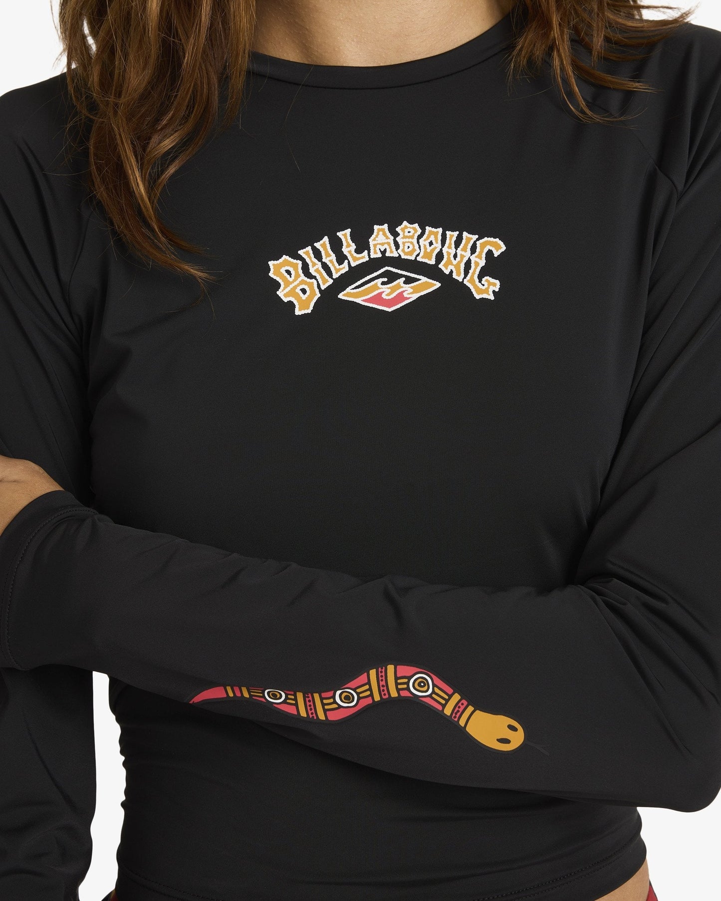 Womens Otis Arch Cropped Long Sleeve Rashguard