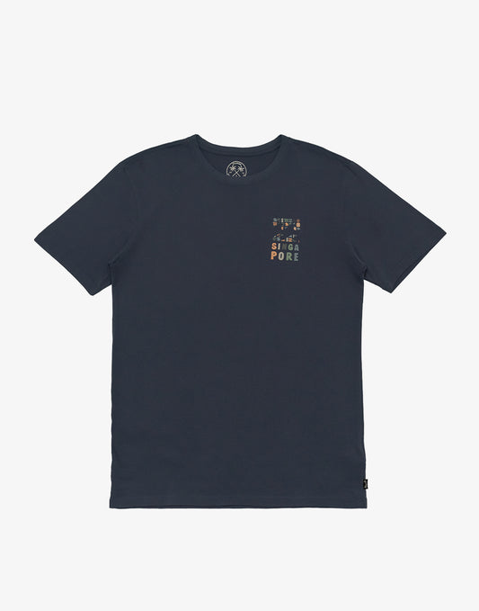 Mens Singapore Wave Short Sleeve T-Shirt