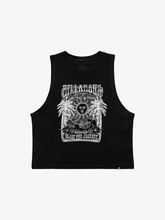 Womens Sunrise To Sunset Muscle Tank Top