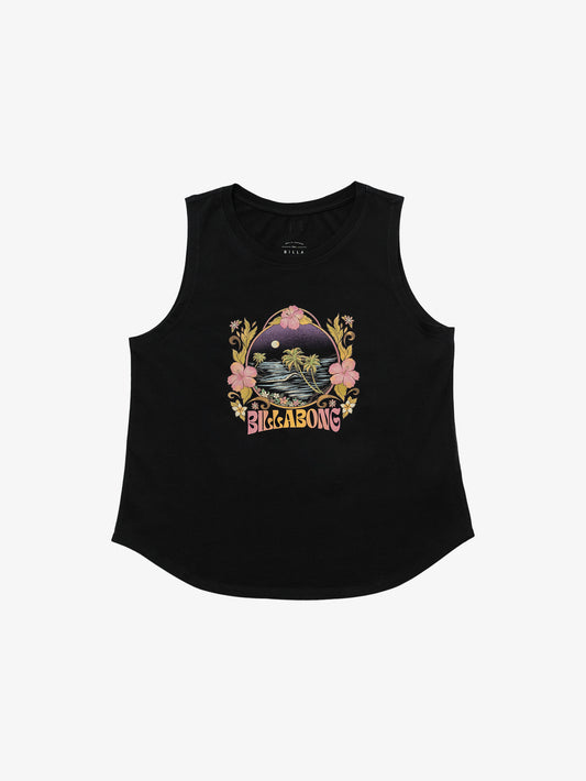 Womens Hibiscus Paradise Muscle Tee