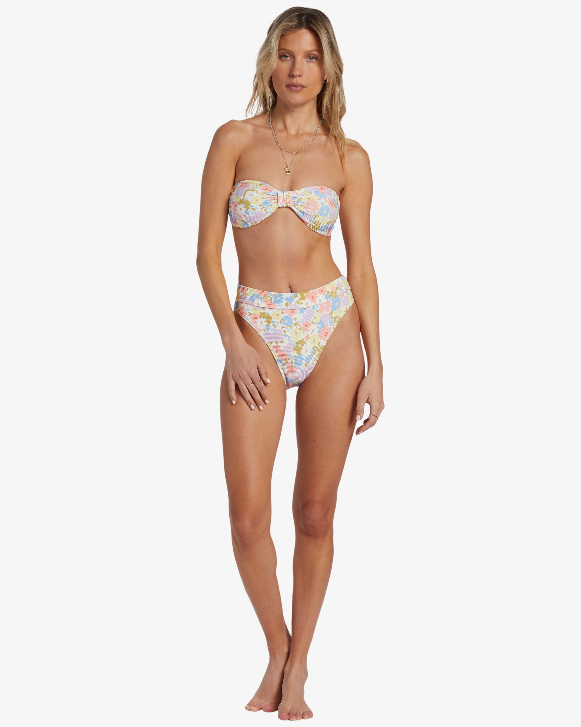 Womens Dream Chaser Tanlines Maui Mid-Waist Bikini Bottoms - Billabong Malaysia