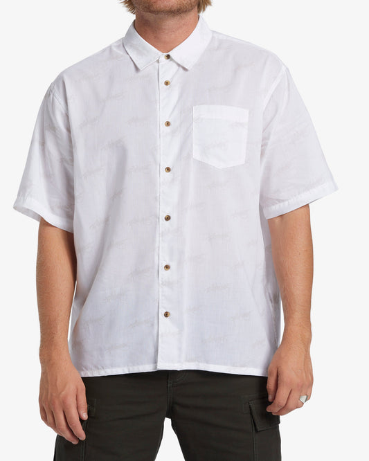 Mens Script Short Sleeves Shirt - Billabong Malaysia