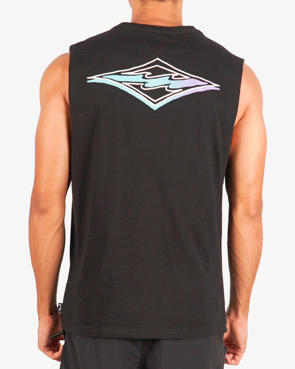 Mens Diamond Wave Muscle Tank Top