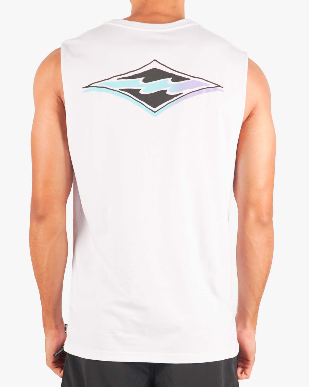 Mens Diamond Wave Muscle Tank Top