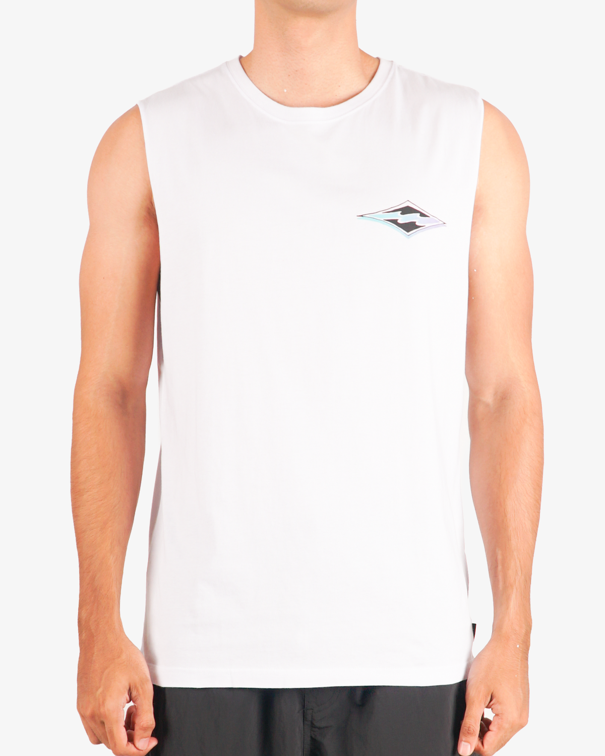 Mens Diamond Wave Muscle Tank Top