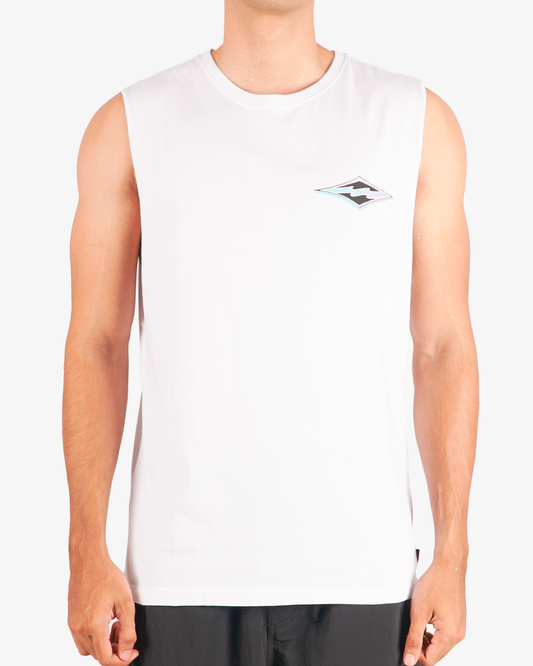 Mens Diamond Wave Muscle Tank Top