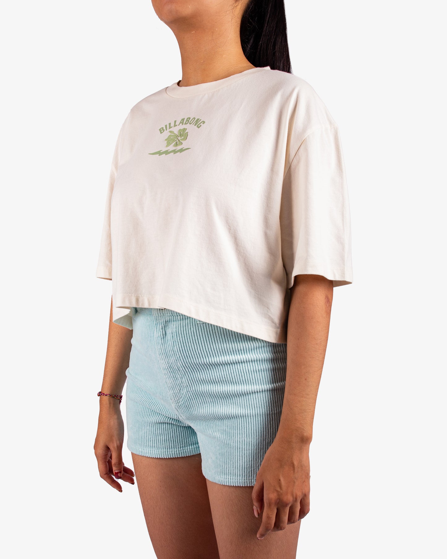 Womens Riding The Wave Crop T-Shirt