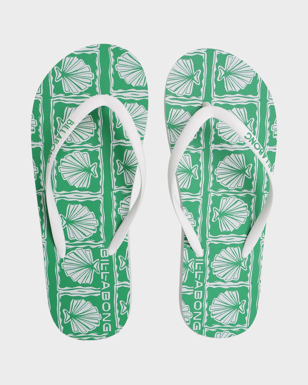 Womens Seashell Paradise Flip-Flops