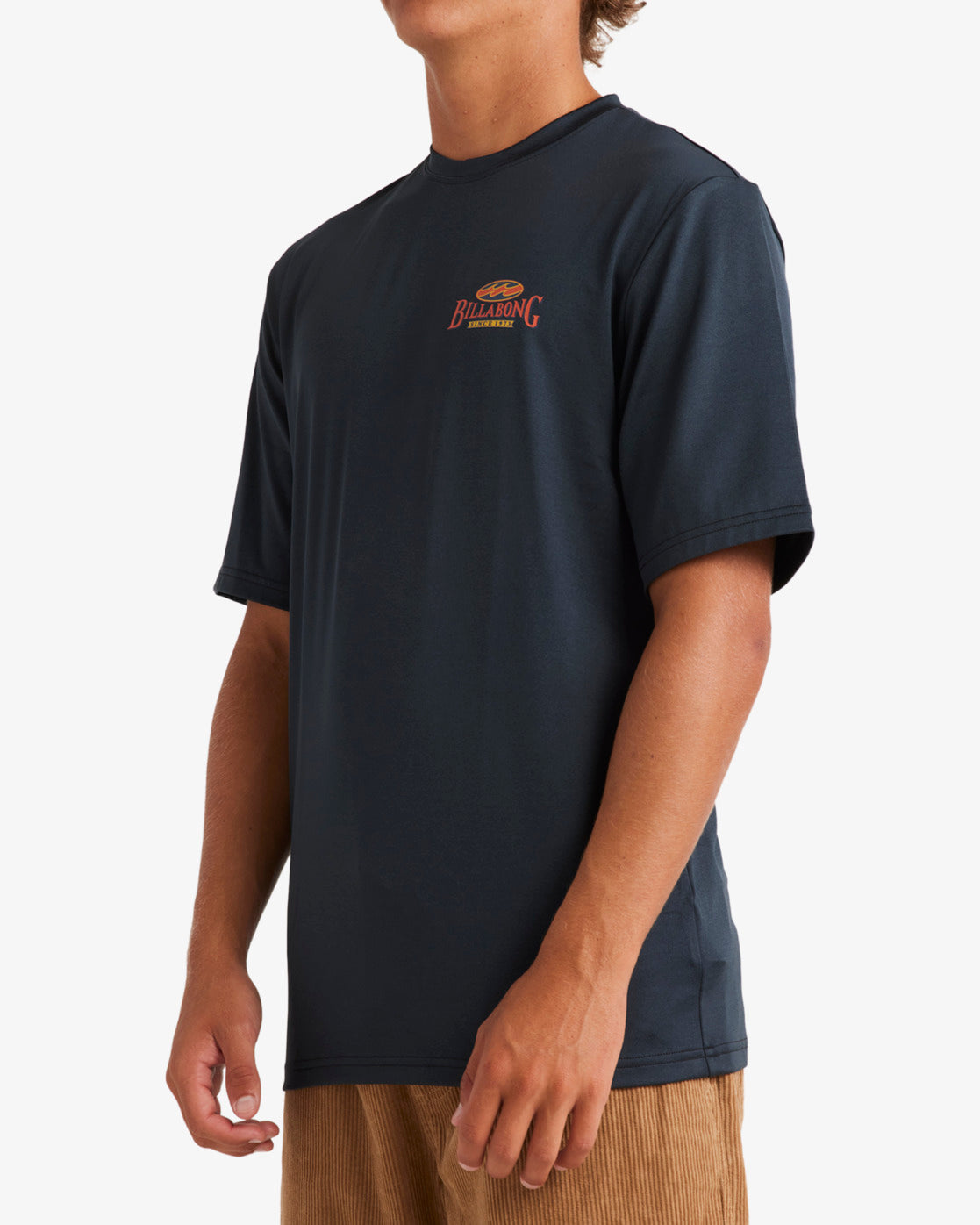 Mens Throw Back Short Sleeve Rash Vest