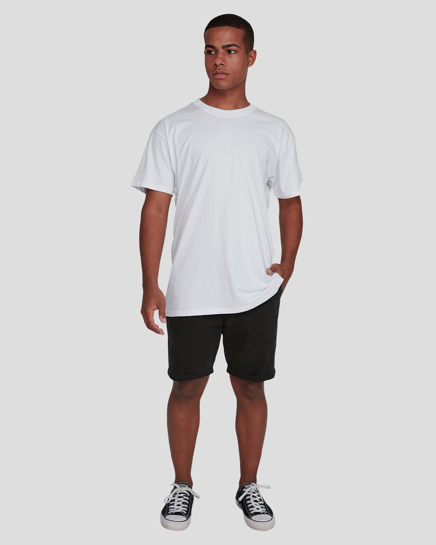 Mens Wave Wash Twill Shorts