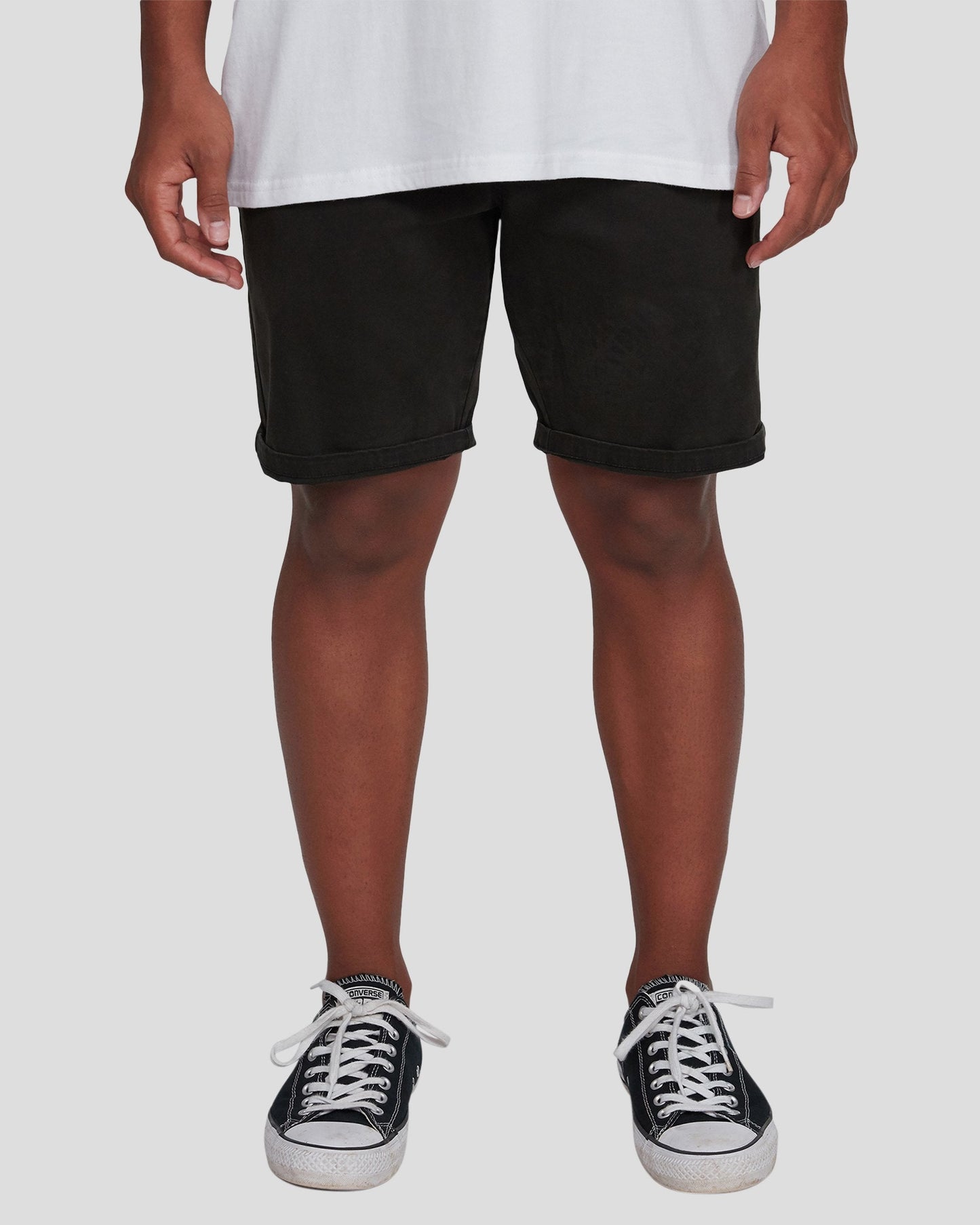Mens Wave Wash Twill Shorts