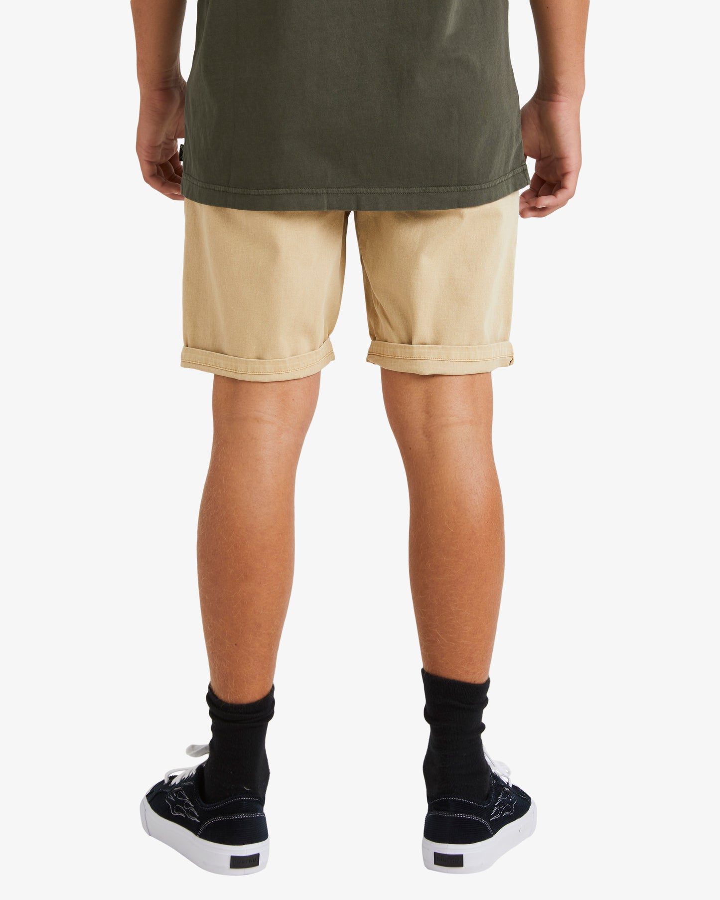 Mens Wave Wash Twill Shorts